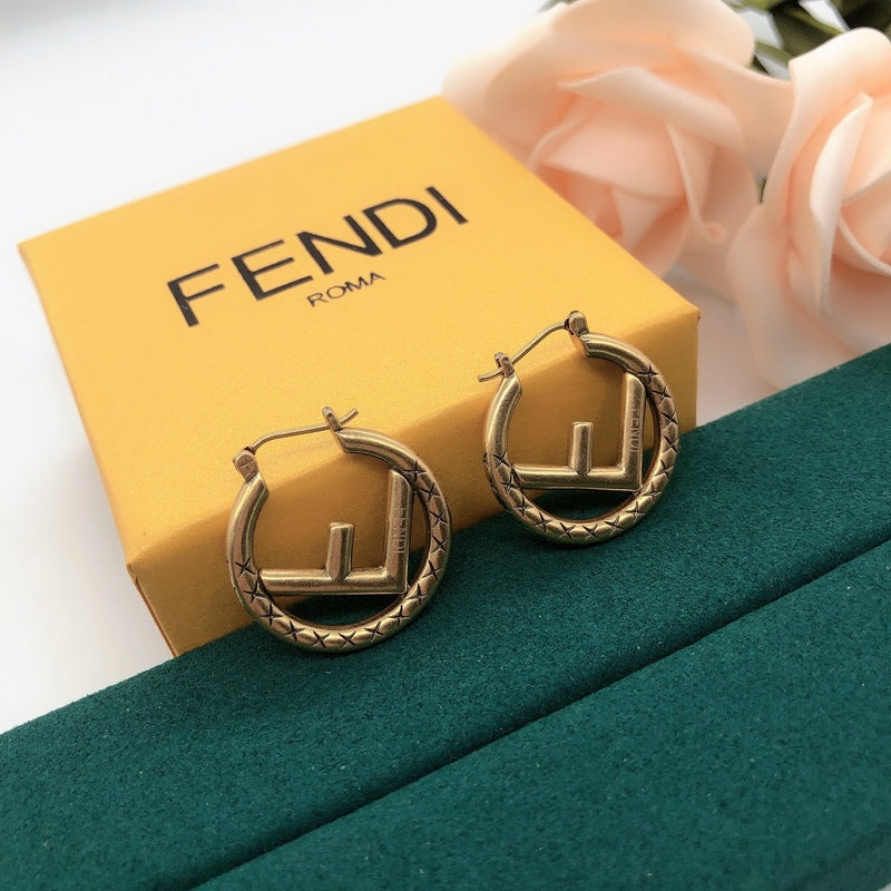 FE4 Classic Women's Letter Earrings Jewelry