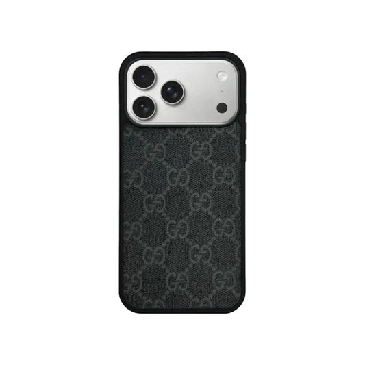 GG Designer Monogram MagSafe Case for iPhone 12-18 Pro & Pro Max