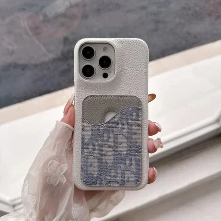 Dior Luxury iPhone Case Card Slot