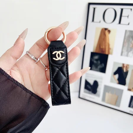 Luxury Chanel Leather Key Chain