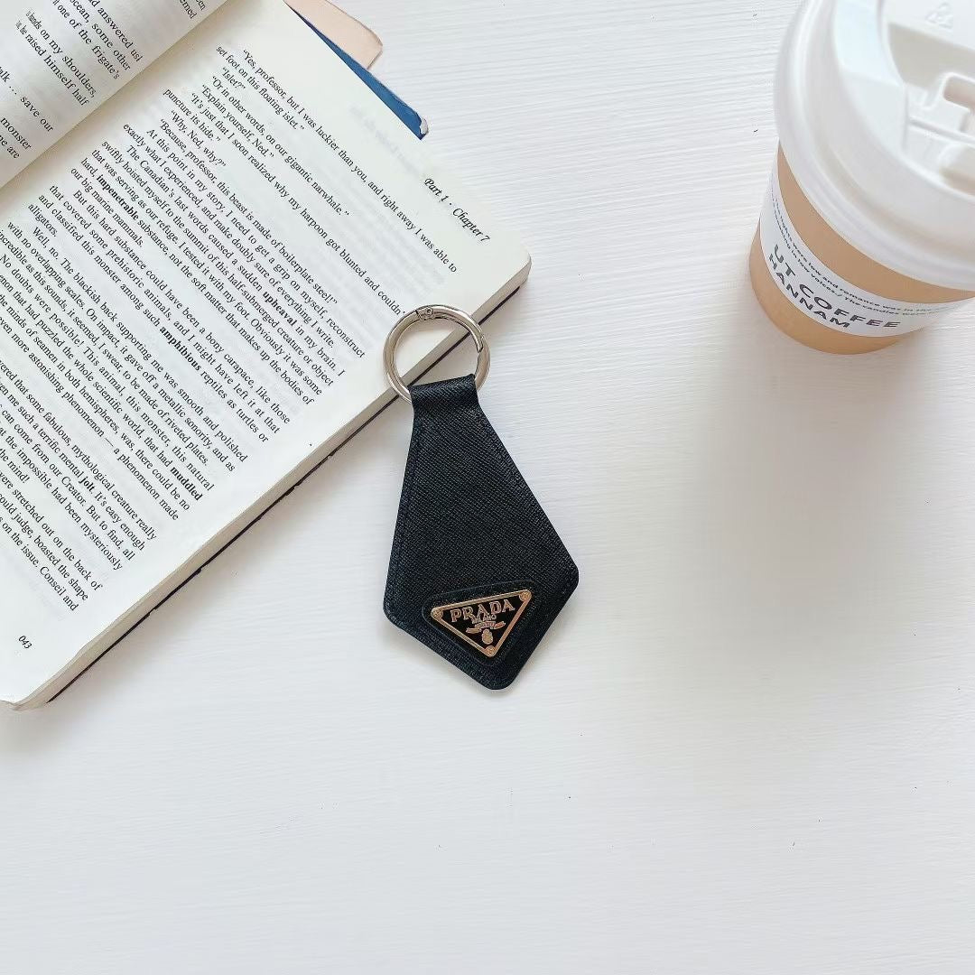 Prada Leather Key Chain