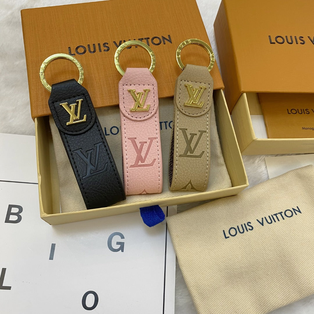 Louis Vuitton Leather Key Chain