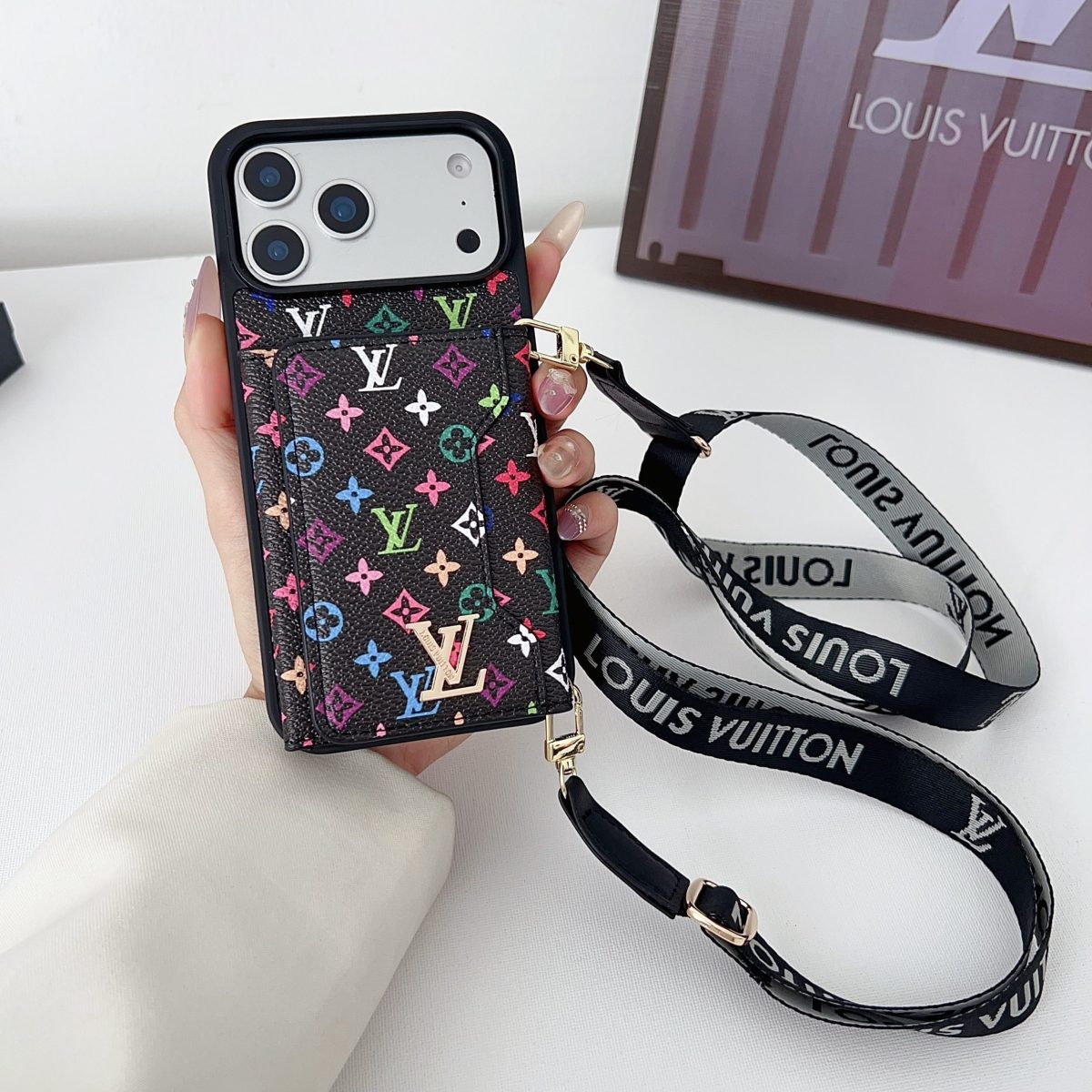 Luxury Leather Wallet Card Holder Phone Case For iPhone 13-17