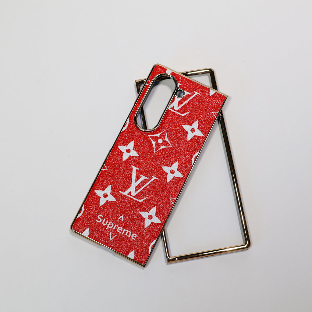 Monogram Slim Luxury Case for Samsung Z Fold 3-7