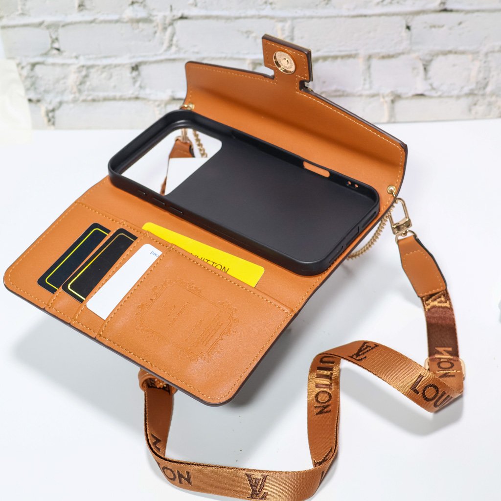 Luxury Wallet Phone Case Card Holder For iPhone 12-18 Pro & Pro Max