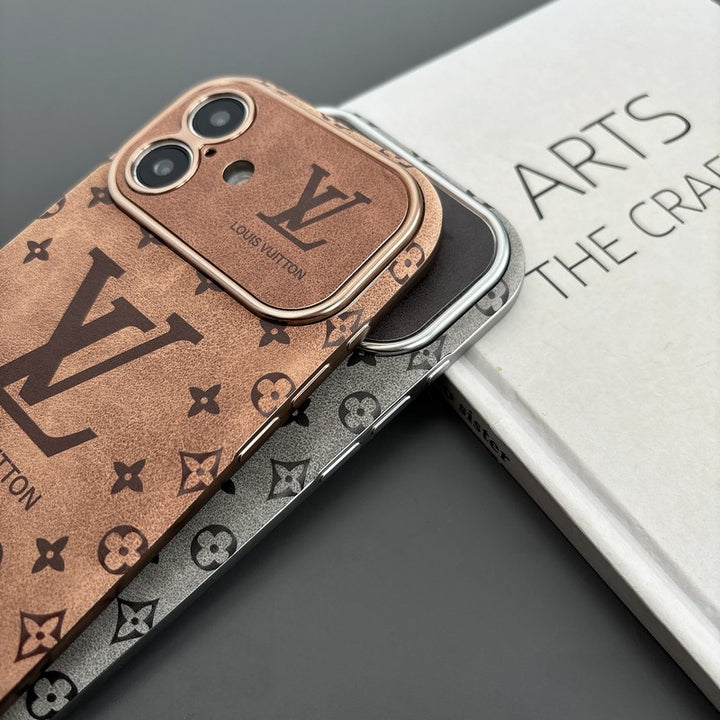 Premium LV Monogram Case for iPhone 13-18 Pro & Pro Max