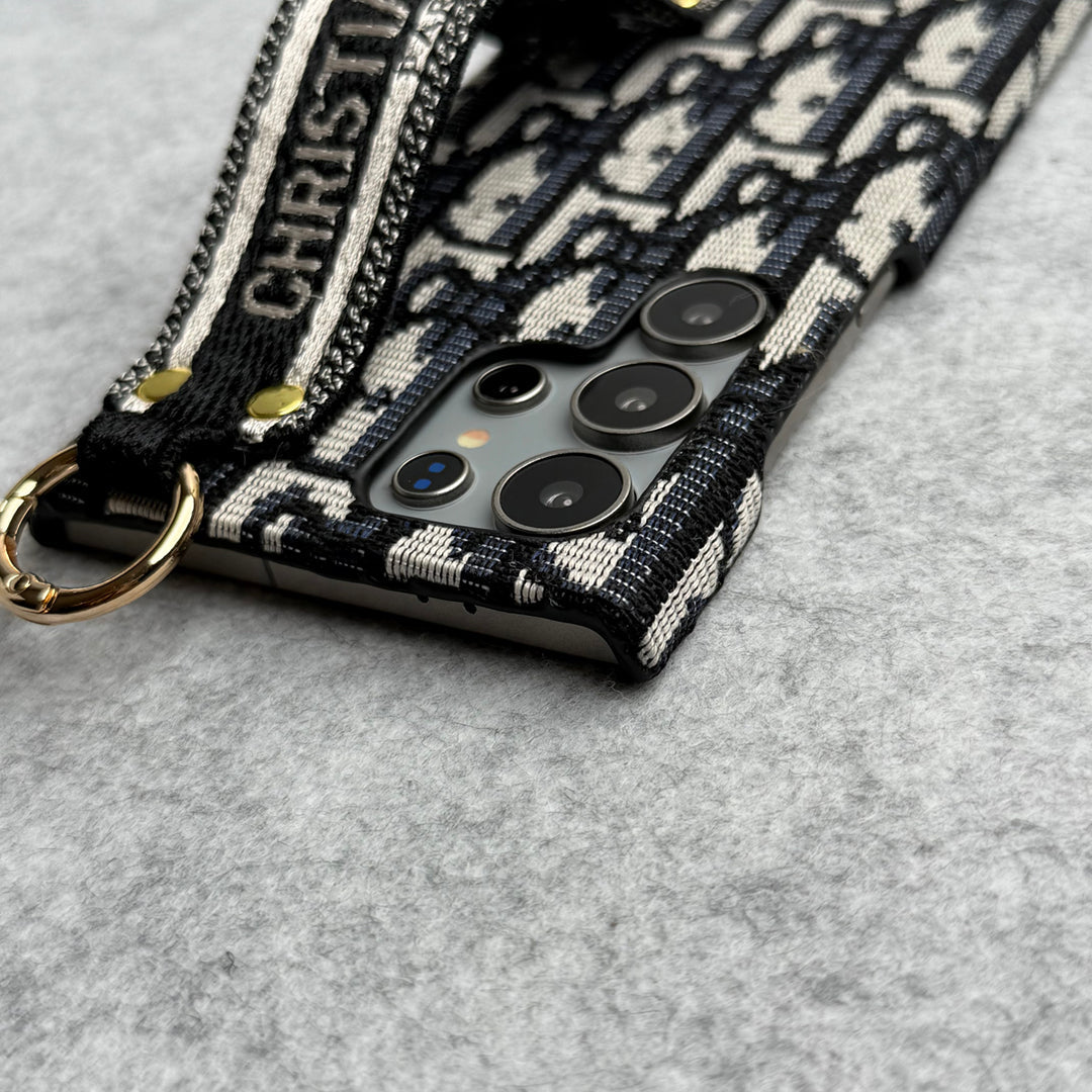 Luxury Brand Belt Pattern Case for Samsung Galaxy S22-S26 Series