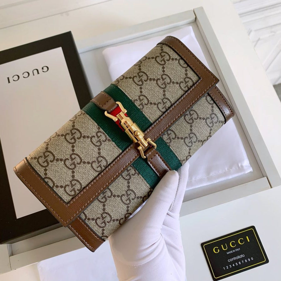 Supreme Canvas GUCCI Chain Wallet Bag