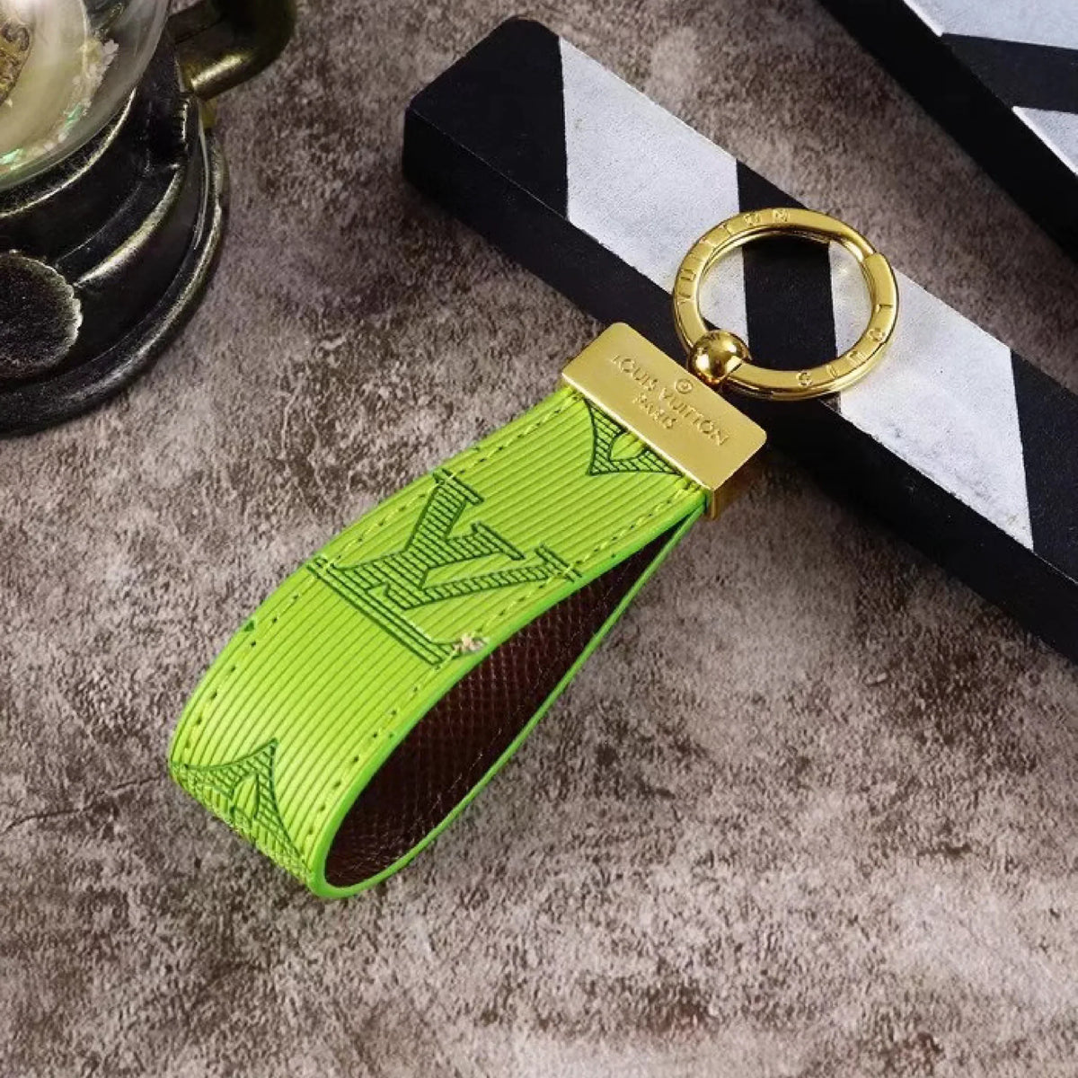 Luxury Louis Vuitton Captivating Leather & Acrylic Key Holders