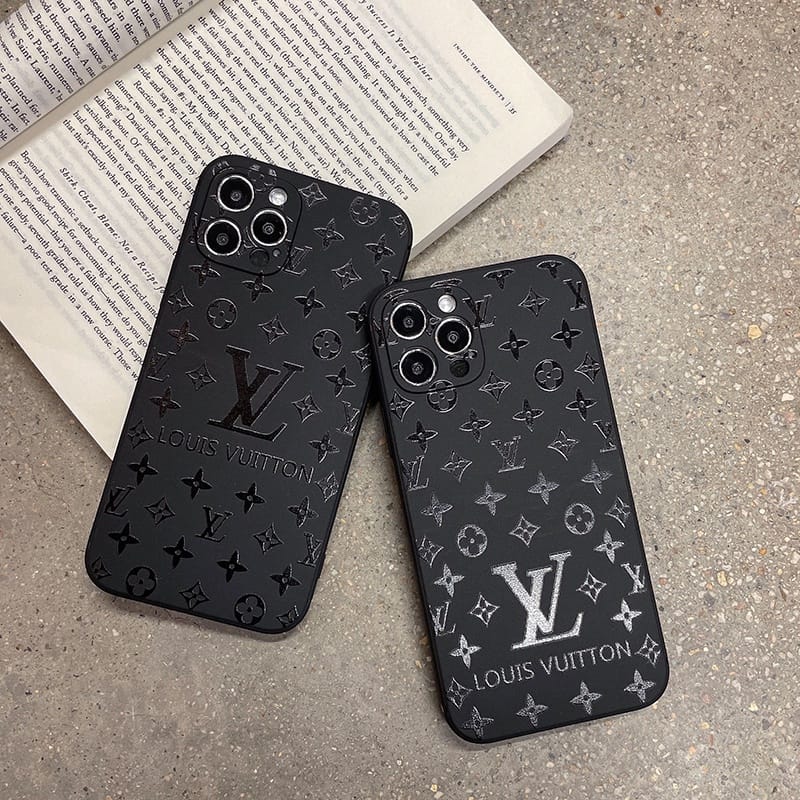 LV Luxury Monogram Leather Case for iPhone 13-18 Pro & Pro Max
