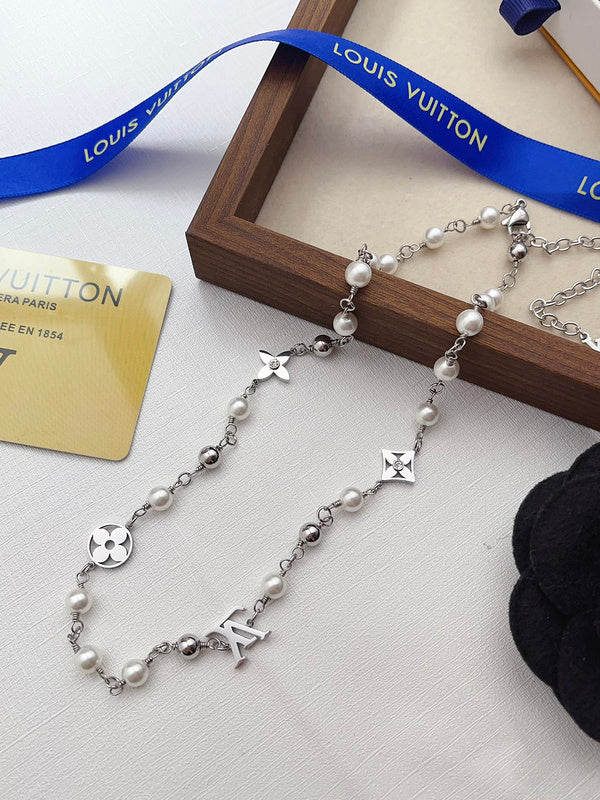 X675   Men's Titanium Steel Necklace Bracelet Set Jewelry