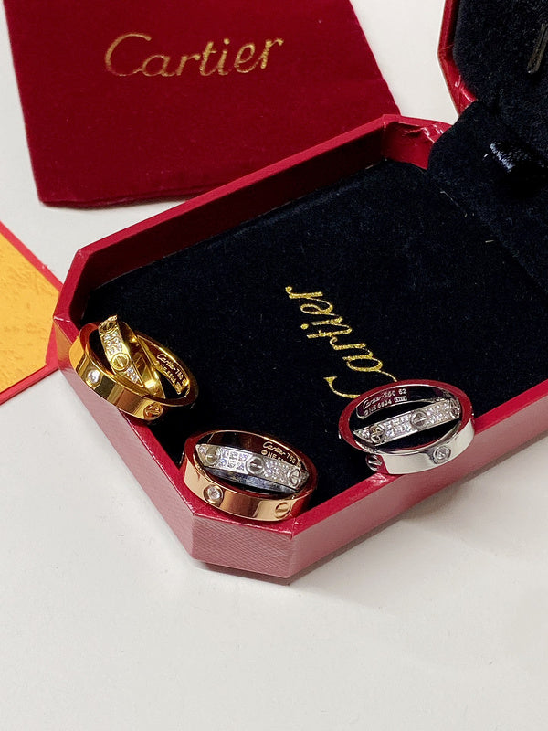 J133  Double-ring jewelry for both men and women