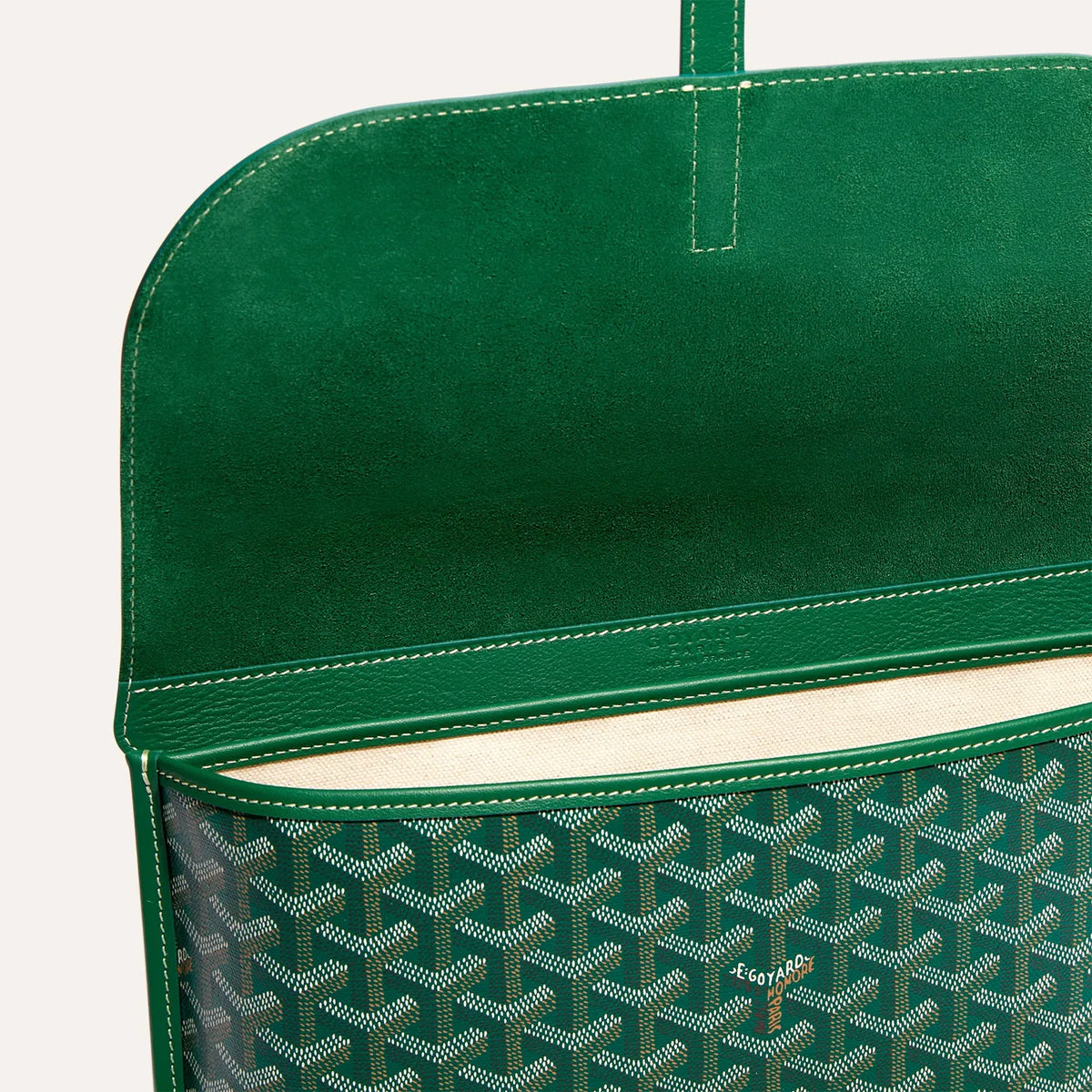 Luxury Goyardine Chevron Messenger Crossbody Bag