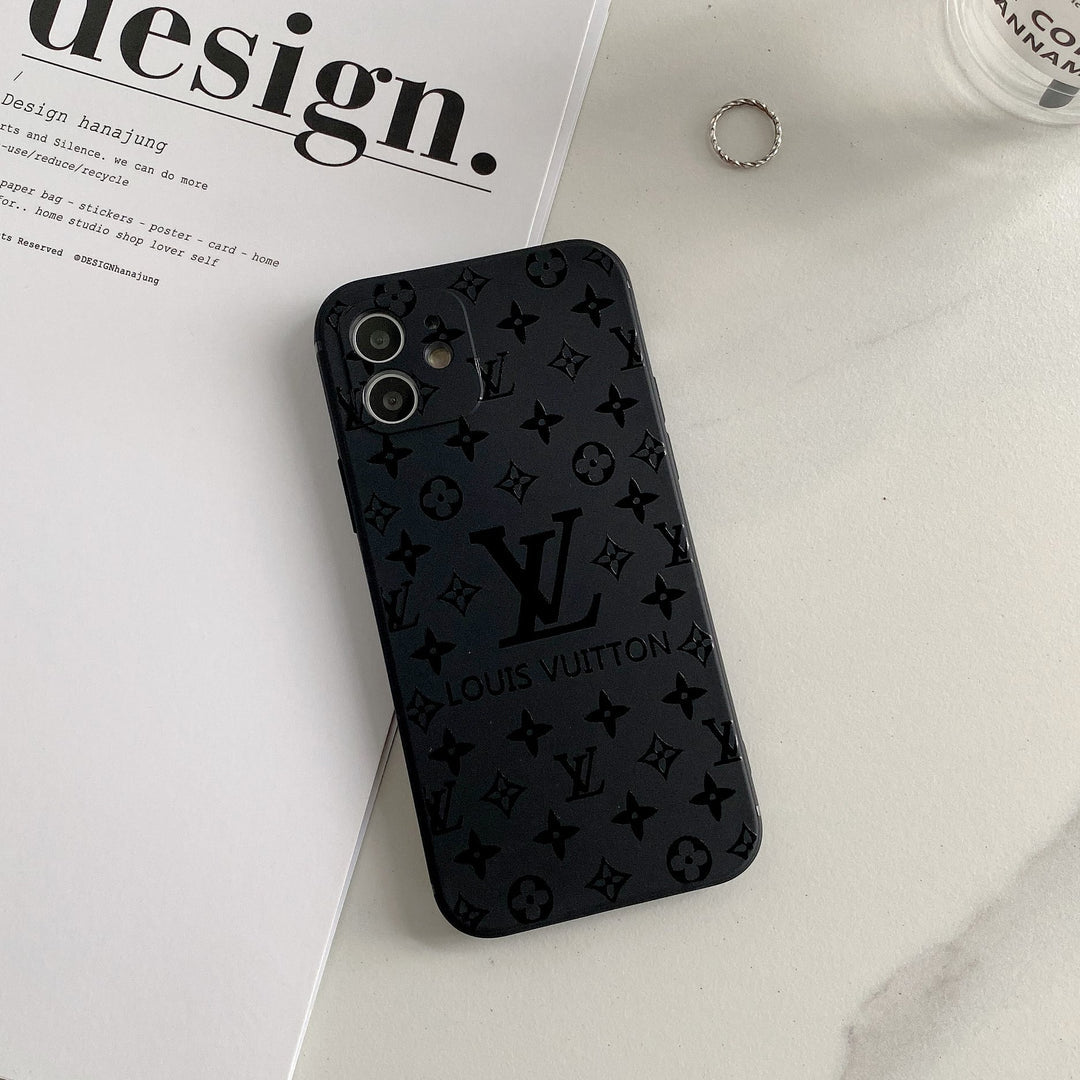 LV Luxury Monogram Leather Case for iPhone 13-18 Pro & Pro Max