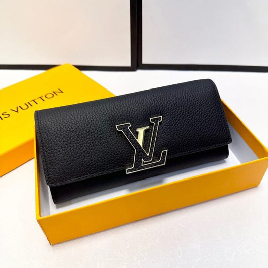 Monogram Clasp Long Wallet